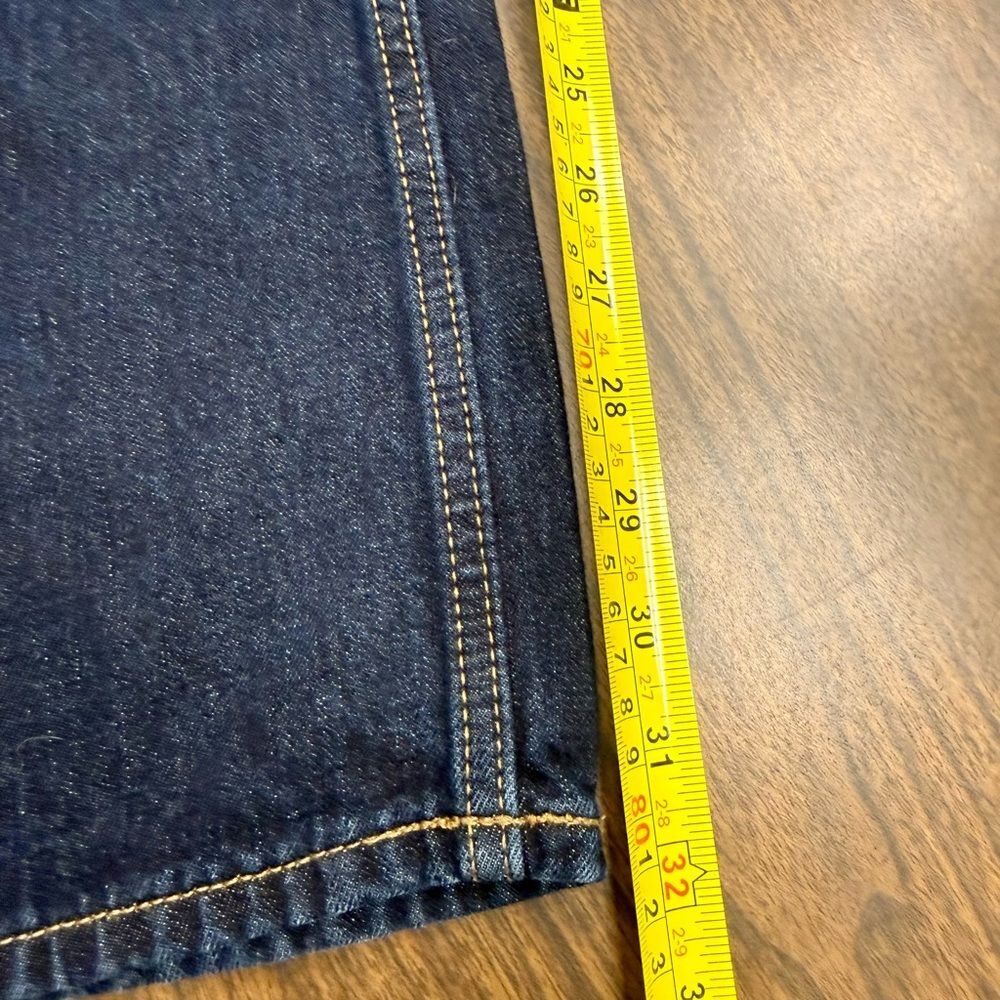 Old Navy men’s size 34 x 34” Classic Blue Denim Jeans loose fit - Picture 8 of 10